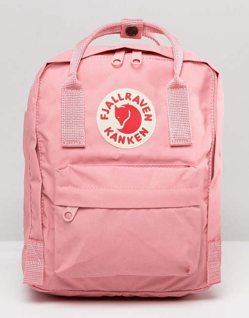 Fjallraven Classic Mini Kanken Backpack In Pastel Pink