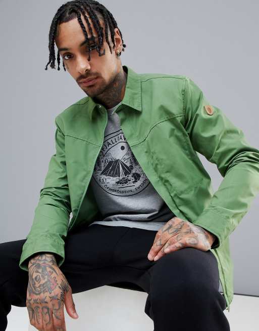 Green hot sale jacket shirt