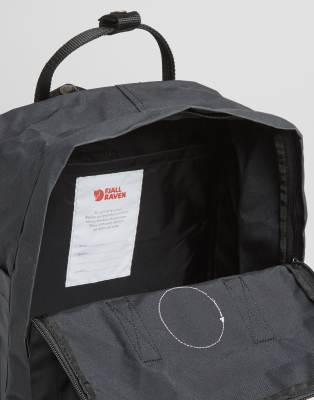 fjallraven kanken 16l backpack black