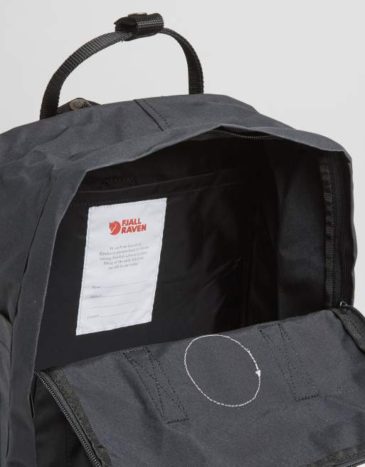 Fjallraven kanken 16l online backpack black