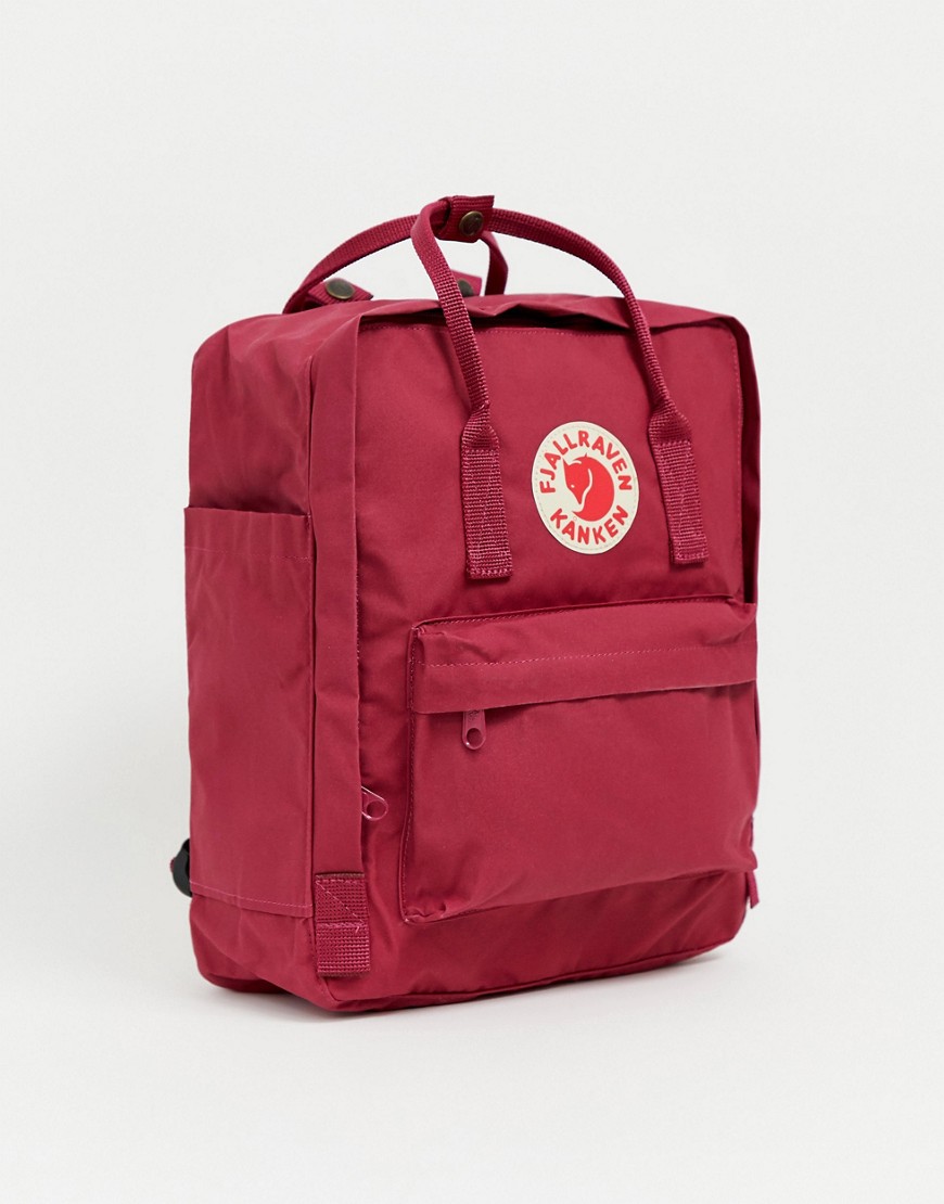 Fjallraven Kanken 16l backpack in plum-Red