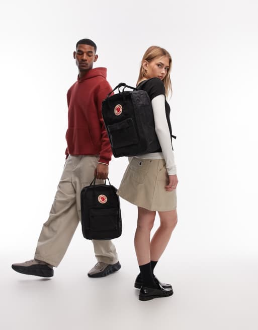 Fjallraven Kanken everyday 15"" laptop backpack in black, 2 of 4