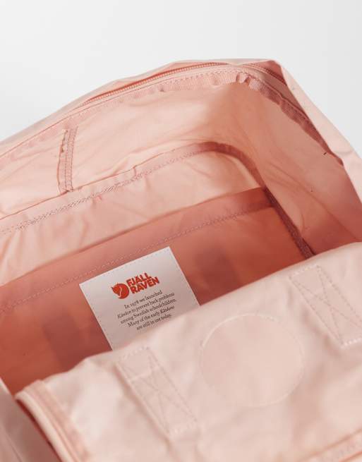 Fjallraven Kanken everyday backpack in chalk rose, 5 of 5