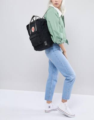 fjallraven kanken black stripes