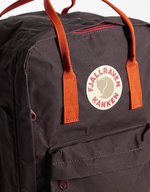 Fjallraven Kanken Koncept 15"" laptop backpack in black oak and rowan red, 3 of 4