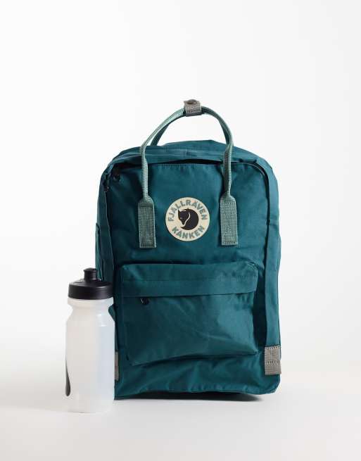Fjallraven Kanken Koncept 15"" laptop backpack in teal frost green, 2 of 4