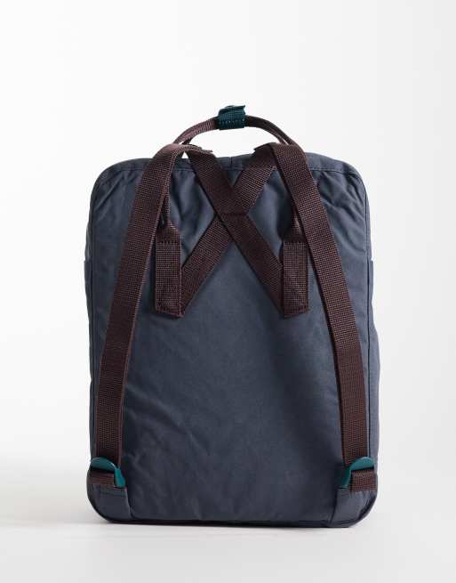 Fjallraven Kanken Koncept backpack in graphite and burgundy, 3 of 5