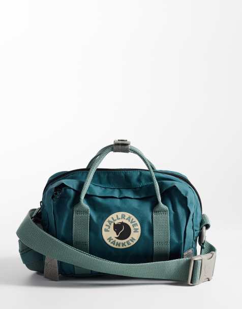 Fjallraven Kanken Koncept crossbody bag in teal frost green - view 1