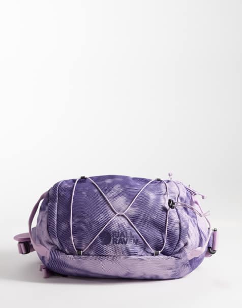 Fjallraven Skule 6 graphics sling crossbody bag in pastel lavender - view 1