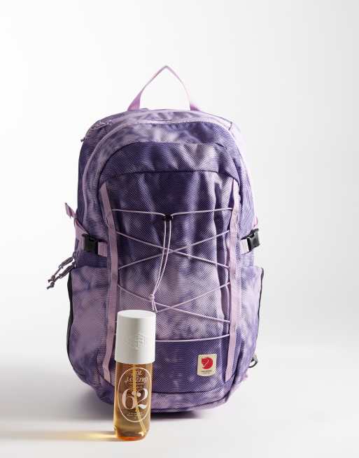 Fjallraven Skule Graphics 24 backpack in pastel lavender, 2 of 4