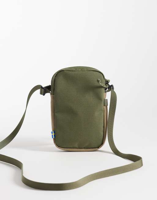 Fjallraven Vardag Pocket Small crossbody bag in clay and green , 4 of 4