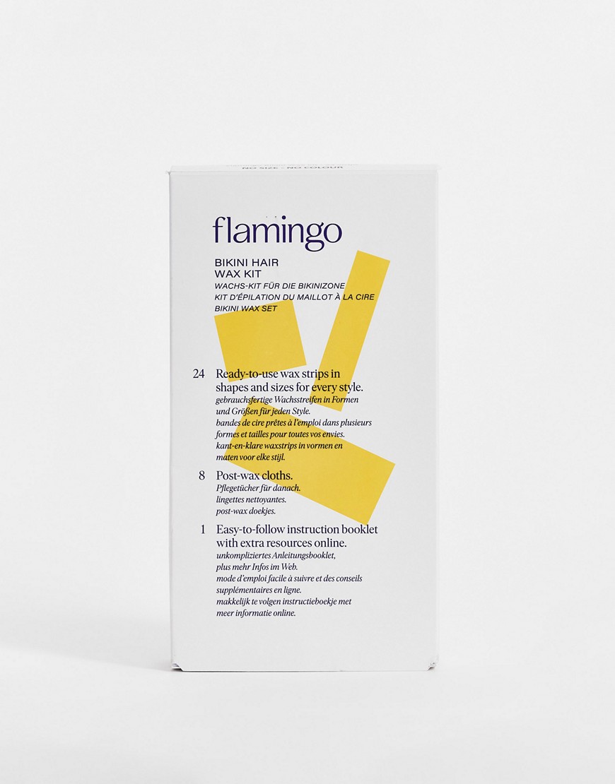 Flamingo Bikini Wax Kit - 24 Strips-No colour