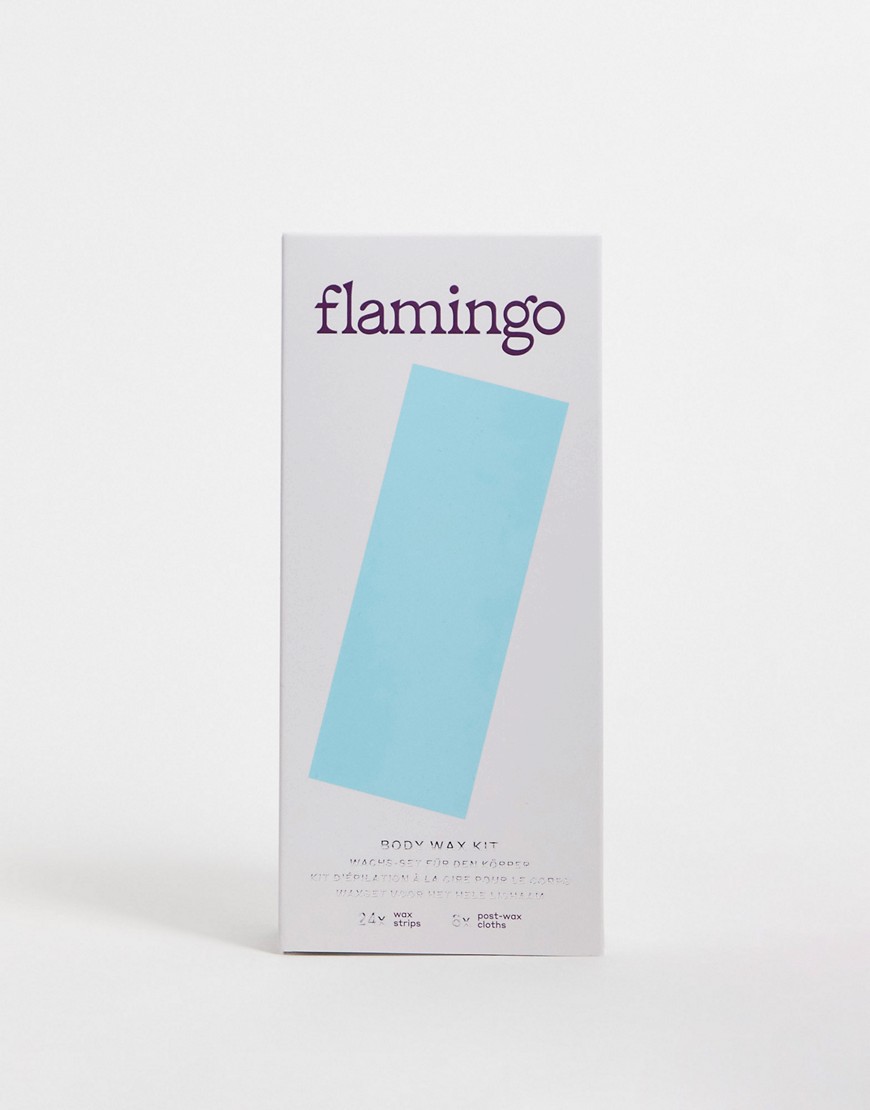 Flamingo Body Wax Kit 24 strips-No colour