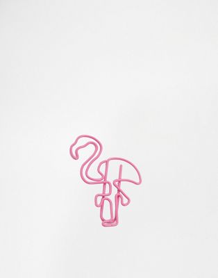 Flamingo paperclips-Multi