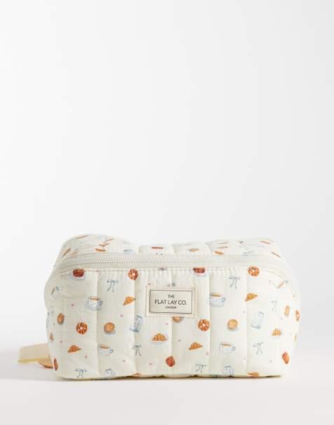 Flat Lay London Marshmallow Flat Lay Makeup Box Bag - Patisserie - view 1