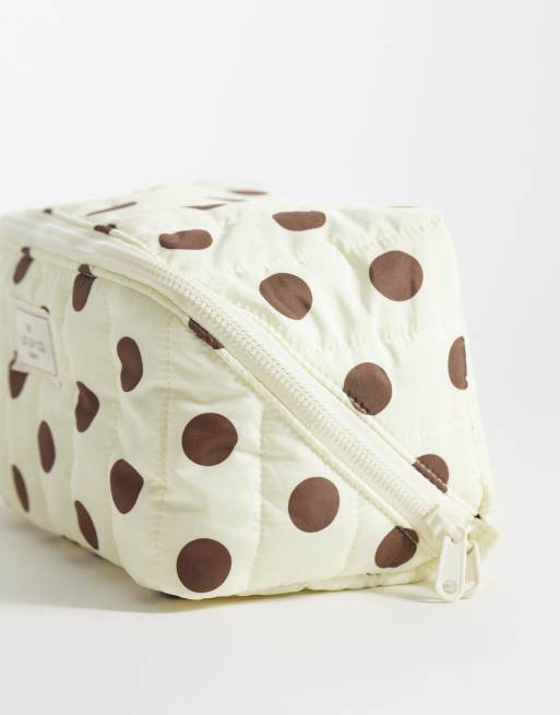 Flat Lay London x ASOS Exclusive - Marshmallow Makeup Box in Yellow + Brown Spots, 3 of 3