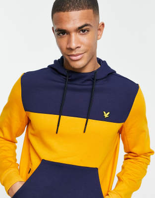 фото Флисовый топ в стиле колор блок lyle & scott sport-серый