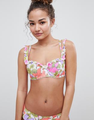 retro underwire bikini top