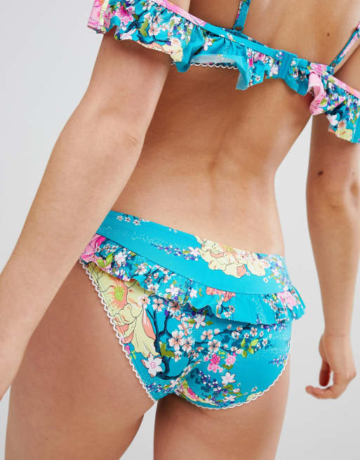 Floozie By Frost French Waterfall Floral Bikini Bottom