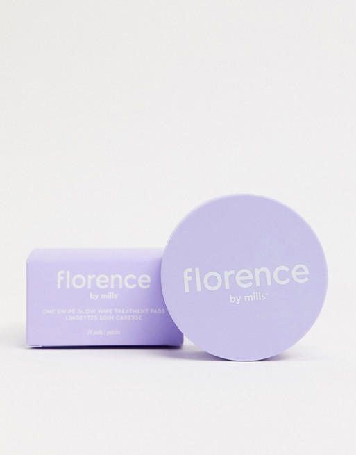 Florence By Mills One Swipe Glow Wipe Treatment Pads