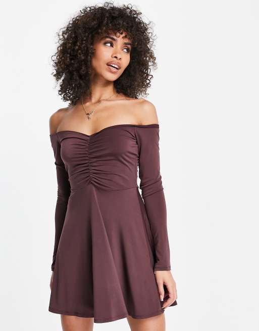 Purple store skater dress