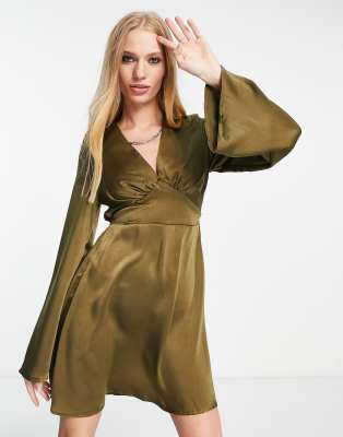 slim fit dress slacks Flounce London Satin Maxi Dress – Flouncelondon main image 1