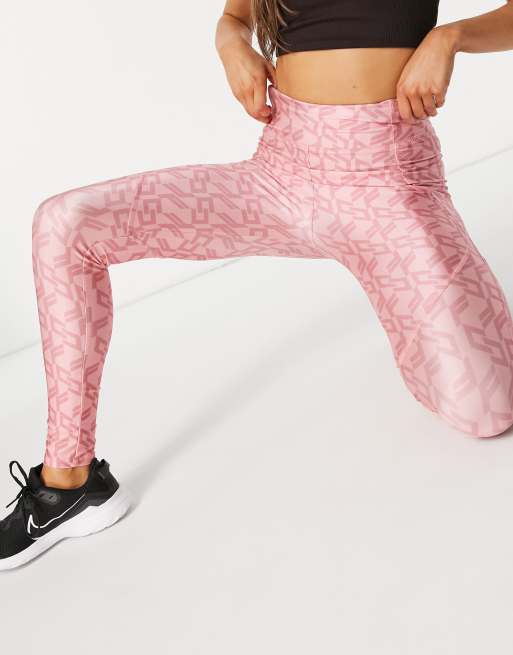 Flounce London - Formgivende træningsleggings med logoprint, 3 af 4