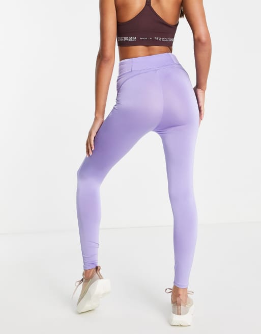 Flounce London gym running leggings with drawstring waist and bum