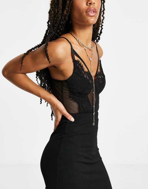 Flounce London - Jupe longueur mollet basique - Noir, 3 de 4