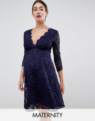 asos navy prom dress