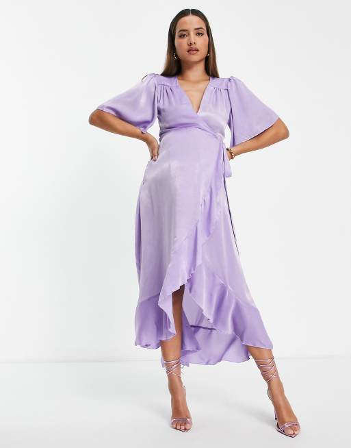 Asos flounce dress on sale