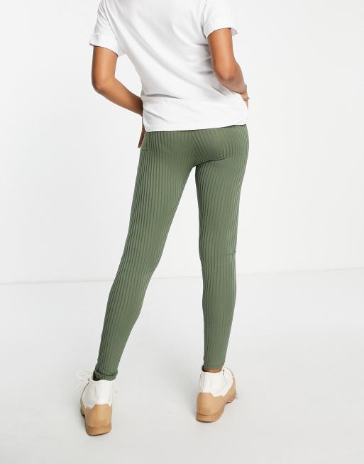 ZARA LIMITLESS CONTOUR COLLECTION SEAMLESS RIBBED LEGGINGS