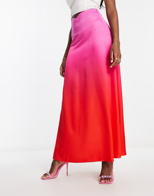 Ombre maxi sale skirt