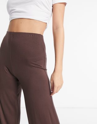 women's petite brown trousers