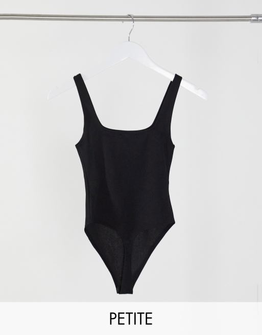 Sleeveless Square-Neck Bodysuit