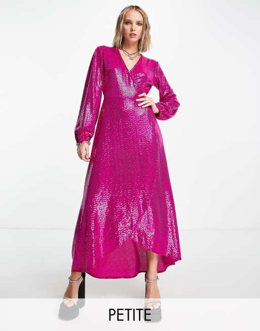 Fuschia maxi hot sale dress