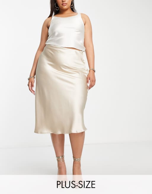 Bias cut 2024 skirt plus size