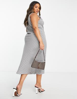 Plus size midi cami clearance dress