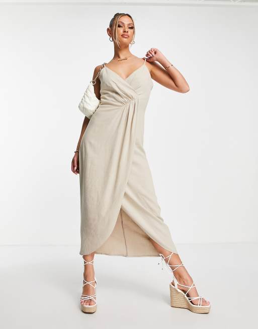 Robe discount portefeuille beige