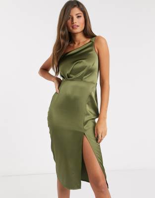 single shoulder dress