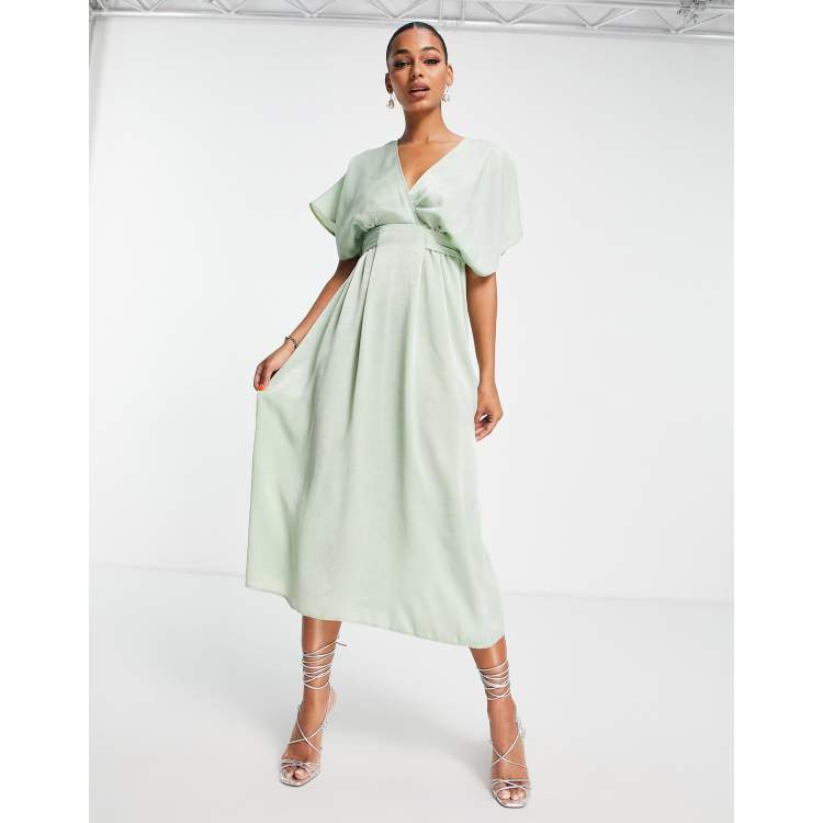 Kimono midi dress uk sale