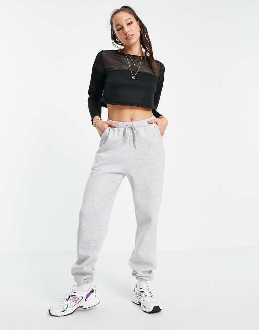 Crop shop gym jumper