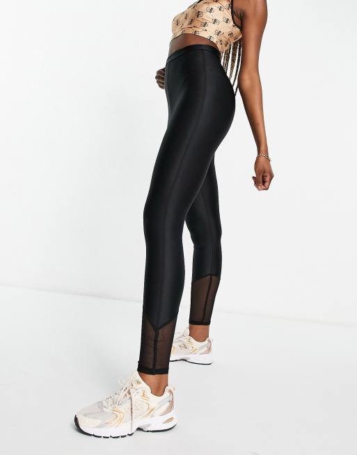 Flounce London Tall gym legging with bumsculpt in logo print - ShopStyle