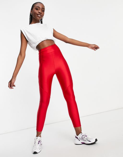 Metallic gym leggings best sale