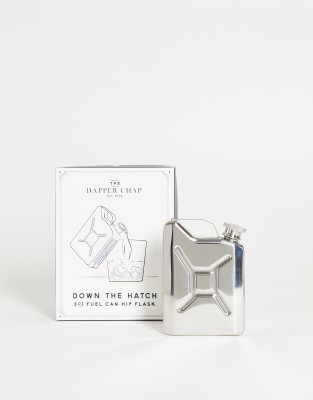 Фляжка в виде канистры для бензина Dapper Chap Down The Hatch-Серебристый