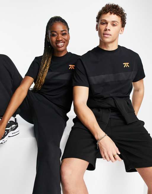 Fnatic - Uniseks trainingsset met T-shirt in zwart