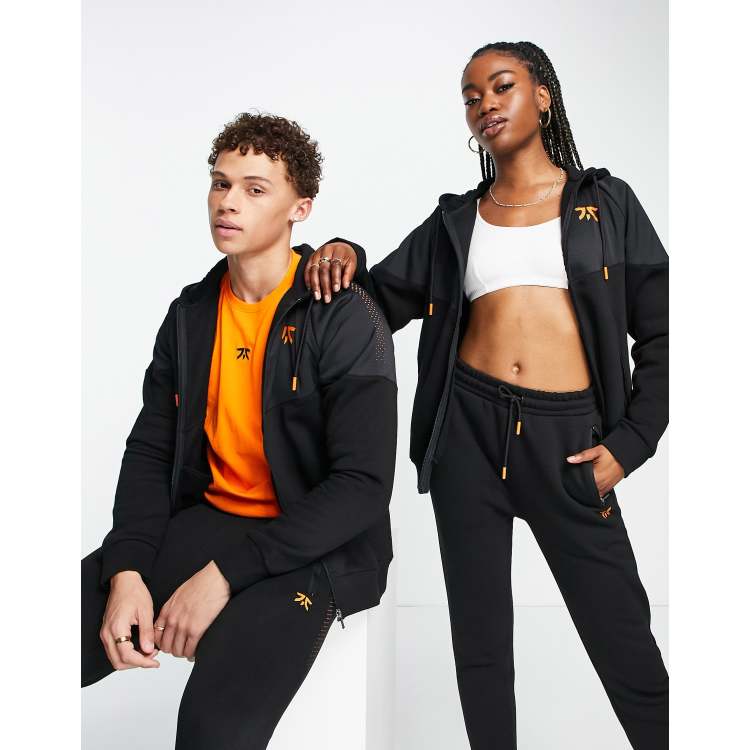 unisex training kit hoodie in black ASOS