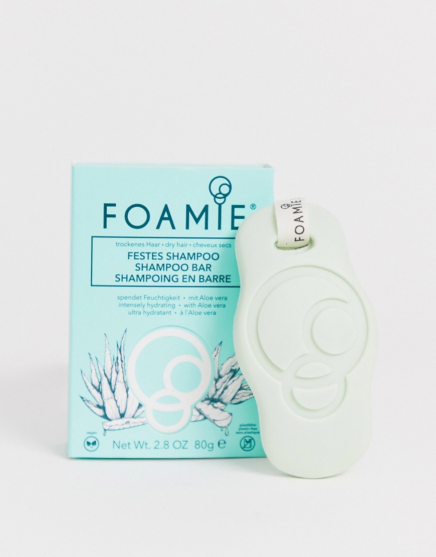 Foamie - Aloe You Vera Much - Shampoo bar for dry hair-Zonder kleur