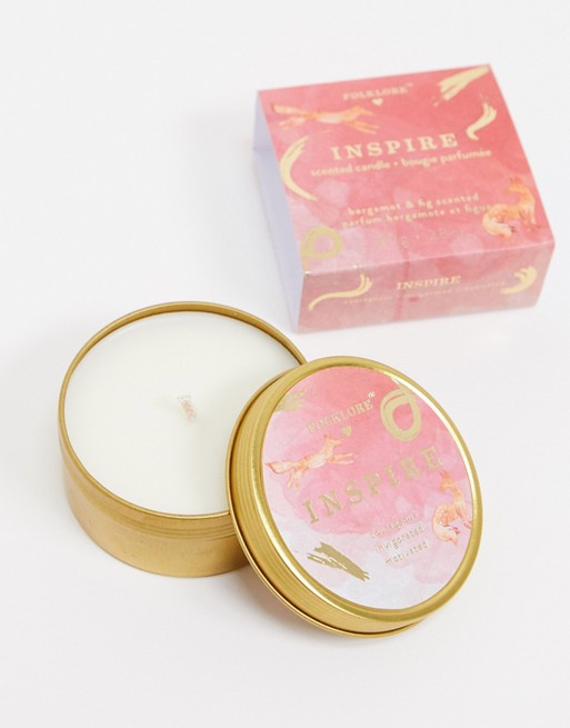 Folklore inspire travel candle