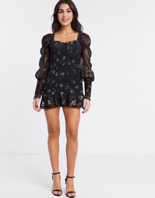 For love and outlet lemons dixon mini dress